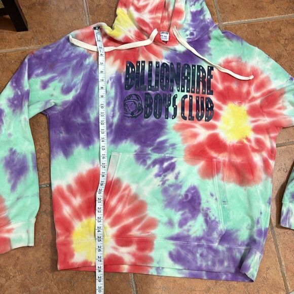Billionaire Boys Club Dogwood Pharrell Nico Tie Dyed Hoodie SZ XXL - Picture 7 of 7